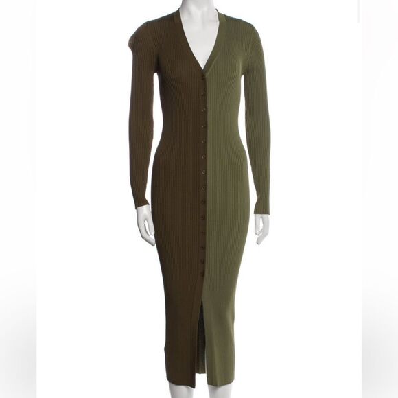 Staud Ribbed Sweater dress - Picture 2 of 4